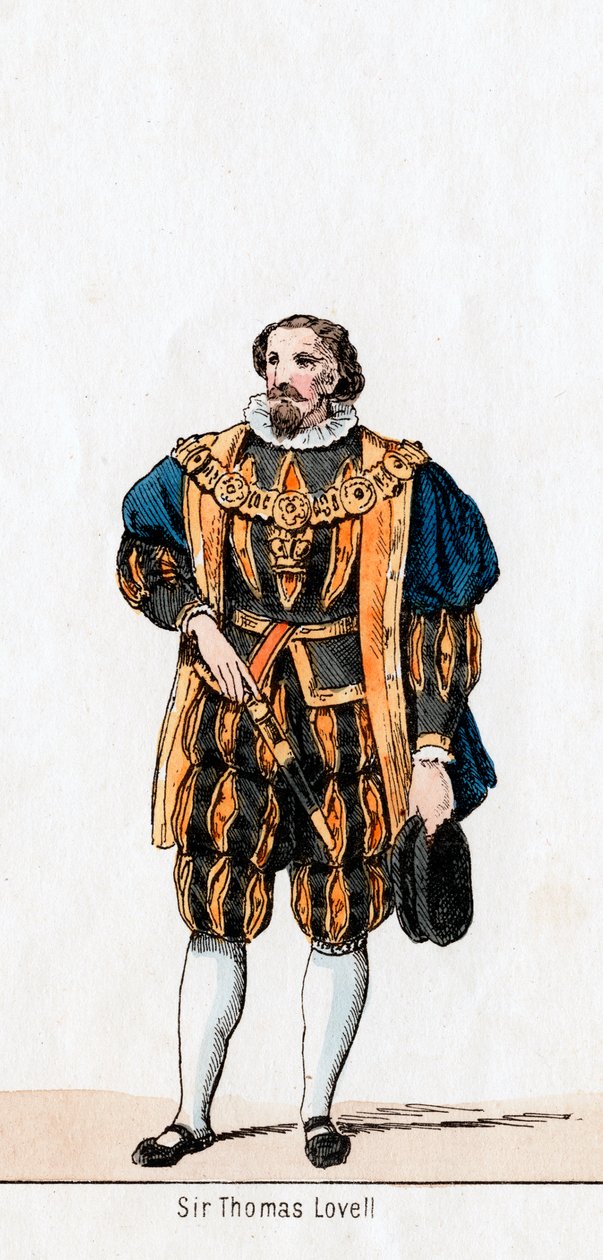 Sir Thomas Lovell, costume design for Shakespeare