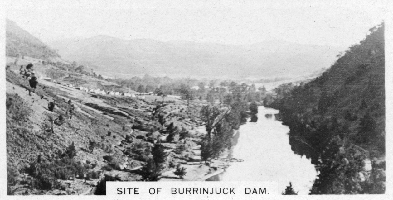 Site of the Burrinjuck Dam, New South Wales, Australia, 1928 by Unbekannt
