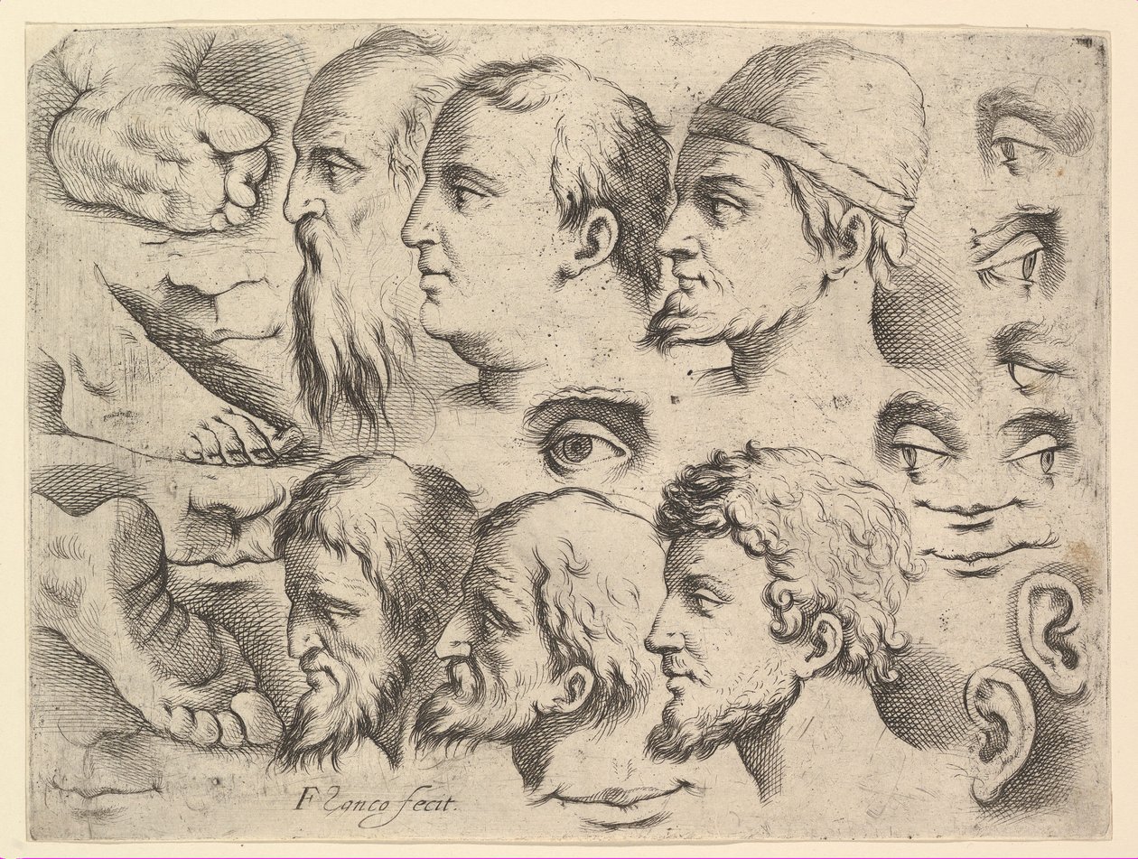 Six Heads, Three Feet, Two Ears, Six Eyes, Four Lips by Unbekannt