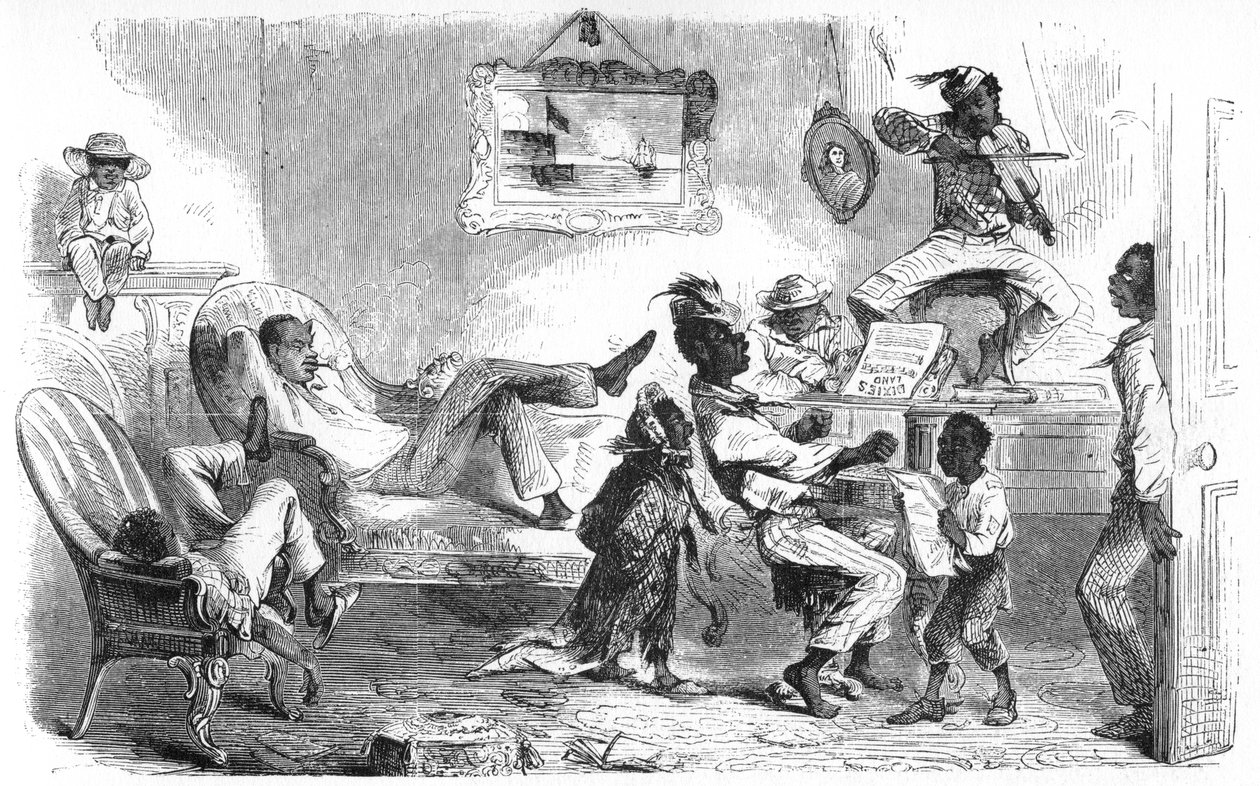 Slaves Celebrating Liberation, c1860s by Unbekannt