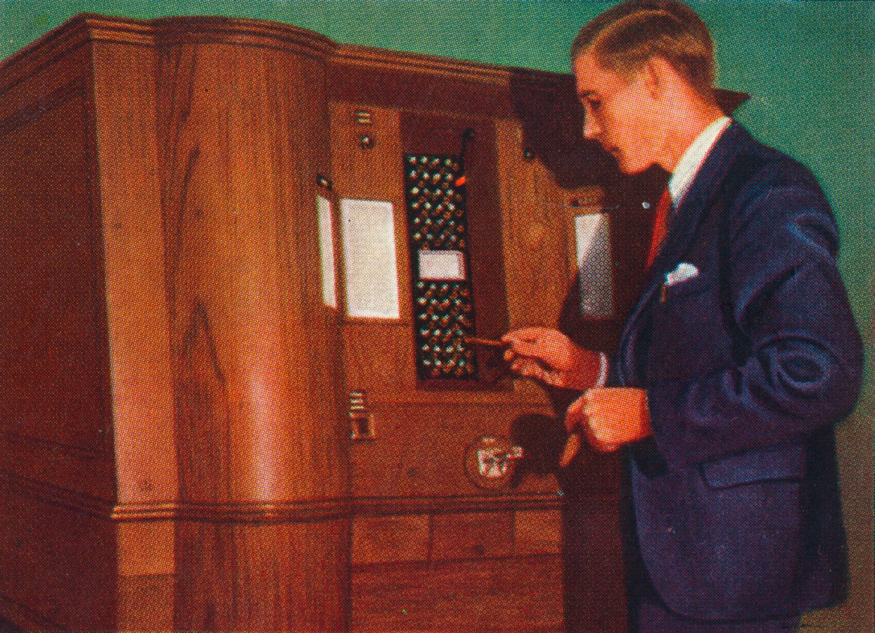 Slot Machine that Plays Bridge, 1938 by Unbekannt