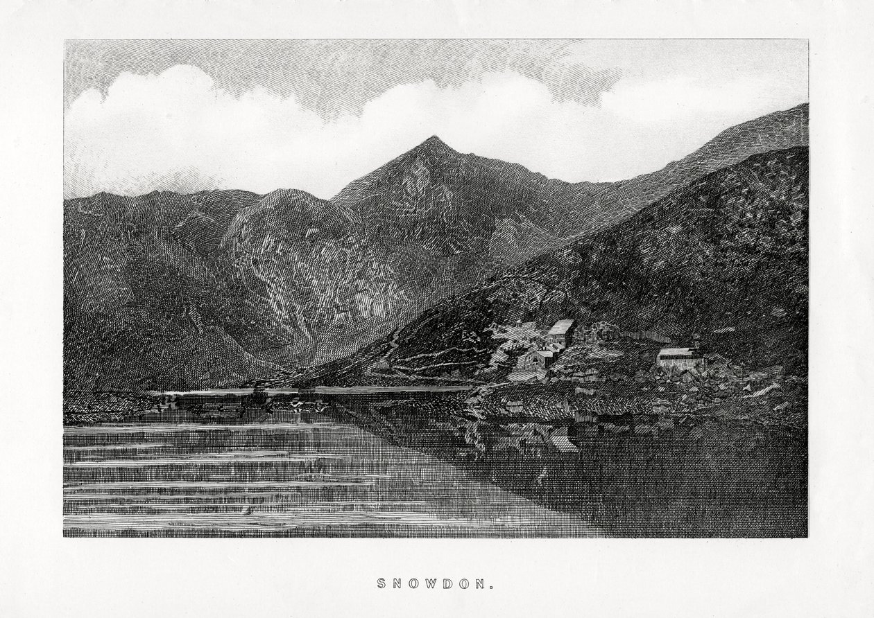 Snowdon, Wales by Unbekannt