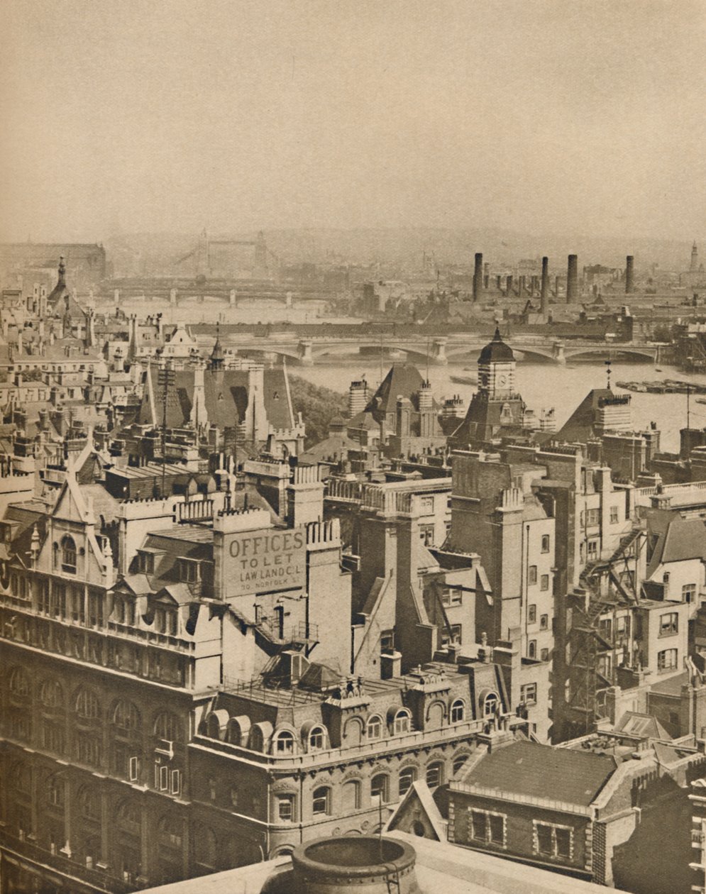 South-Eastward View from Bush House as Far as Blackheath by Unbekannt