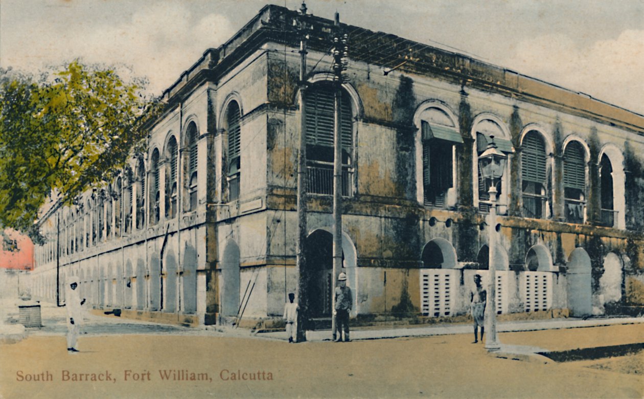 South Barrack, Fort William, Calcutta by Unbekannt