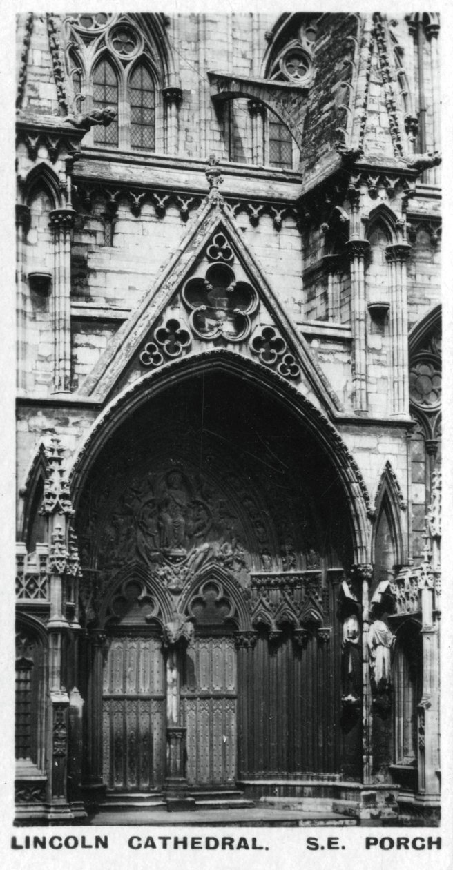 South East Porch, Lincoln Cathedral by Unbekannt