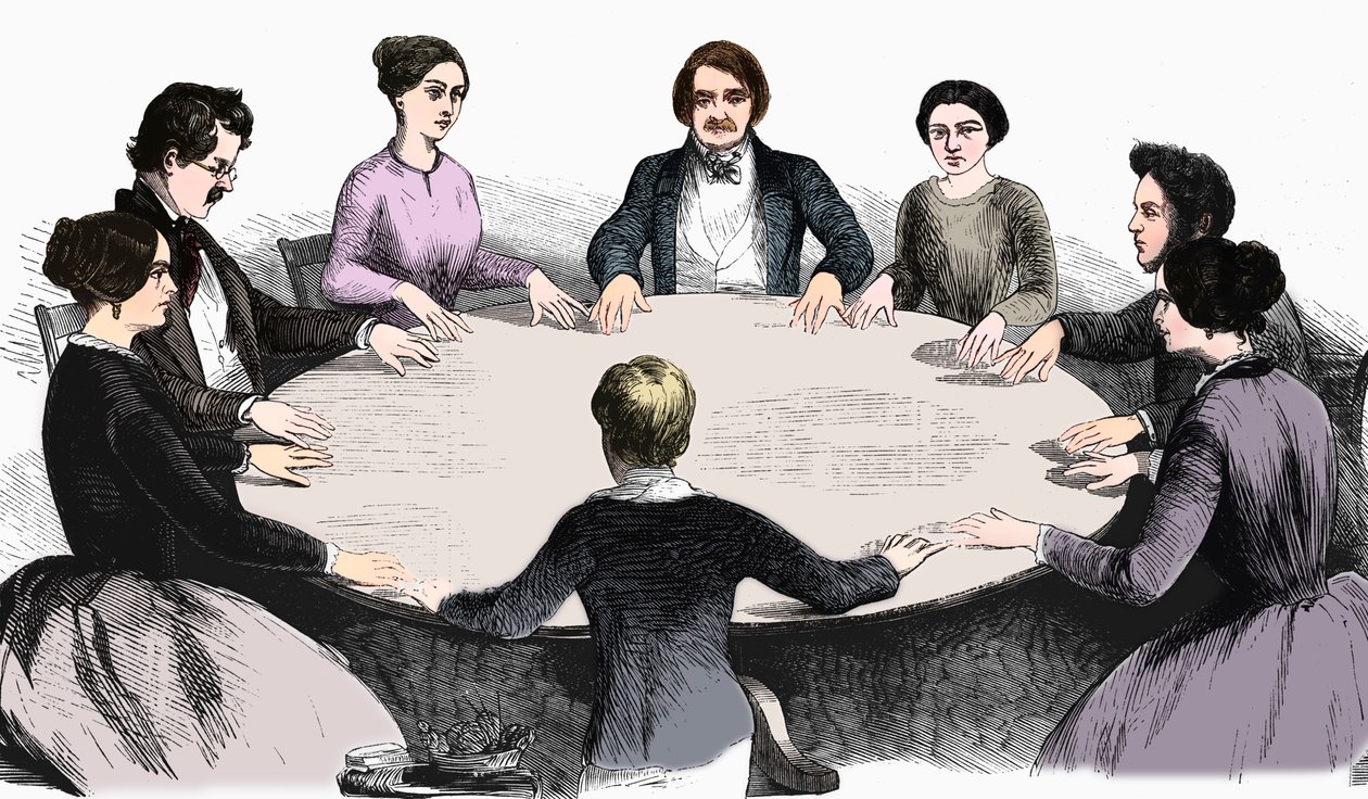 Spiritualist Meeting in Leipzig, Germany by Unbekannt