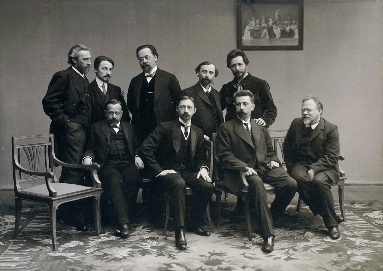 Wednesday, Russian Literary Group by Unbekannt