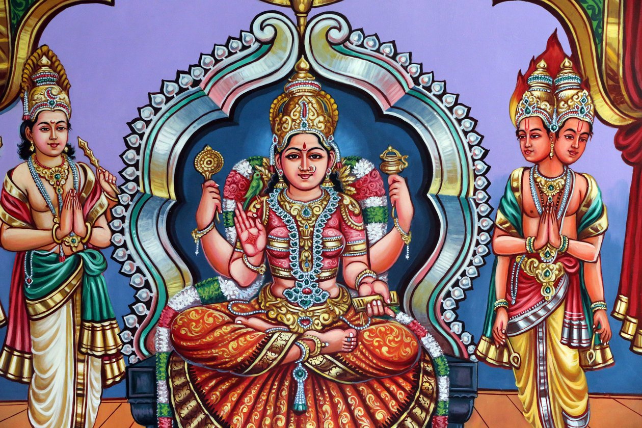 Supreme Mother Goddess, Sri Vadapathira Kaliamman Hindu Temple, Singapore by Unbekannt