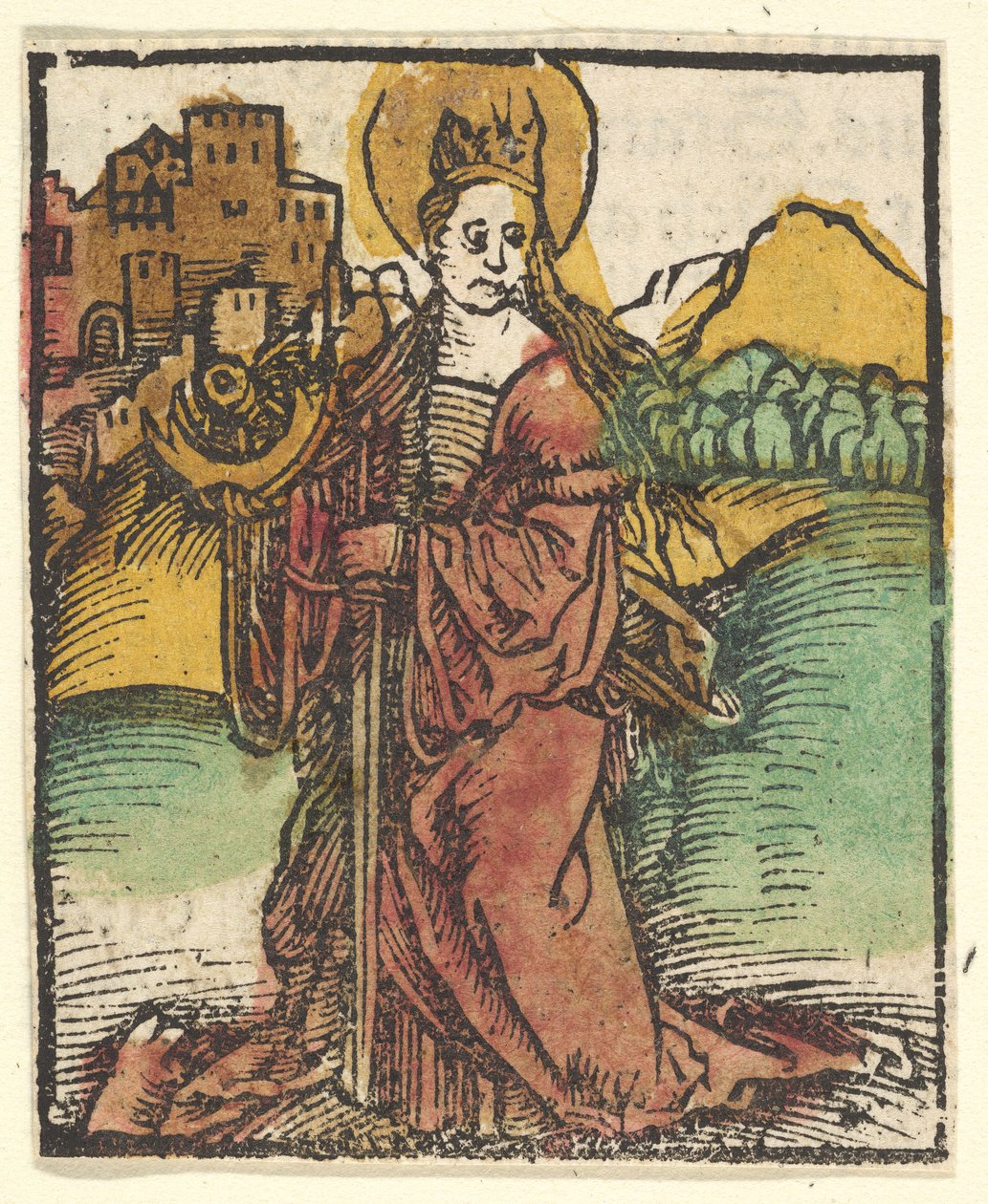 St. Catherine (copy) by Unbekannt