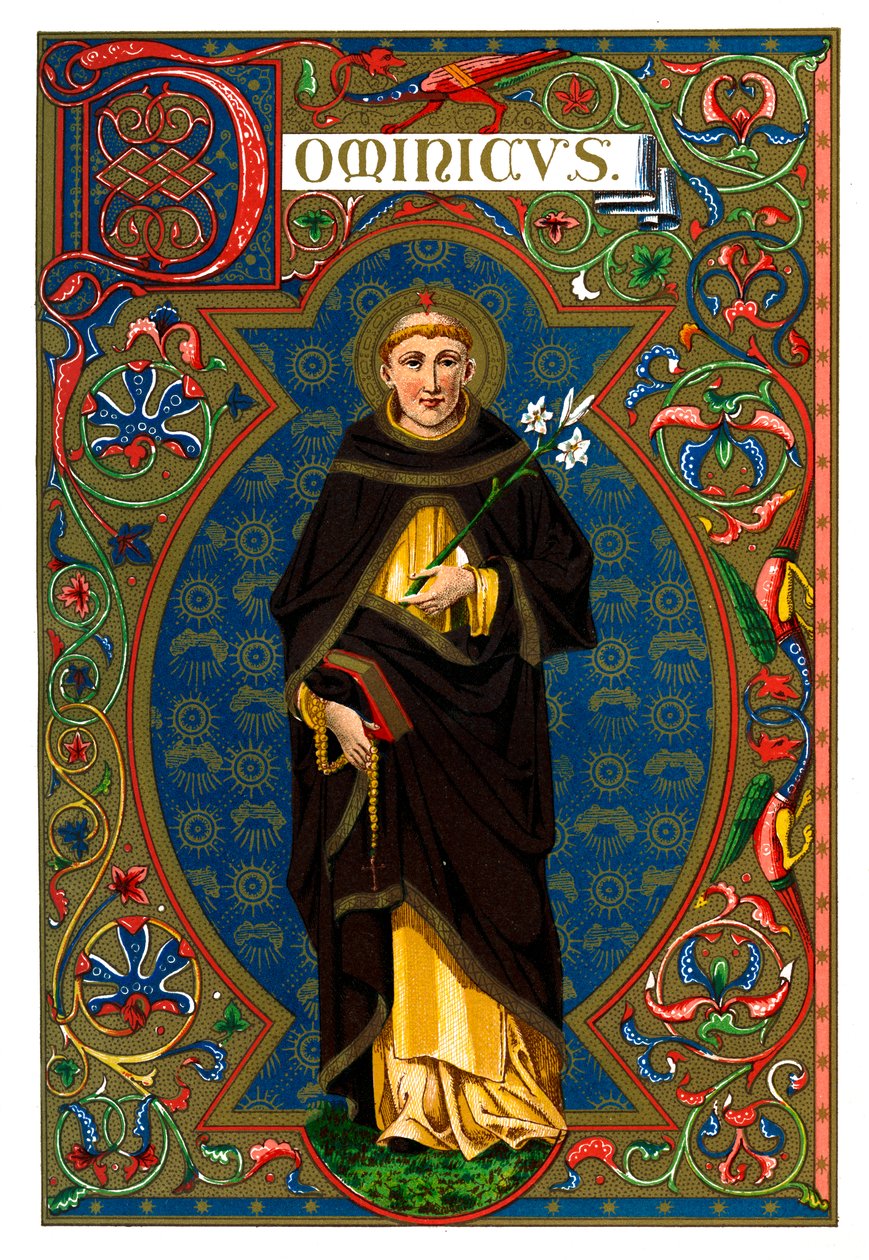 St Dominic, 1886 by Unbekannt