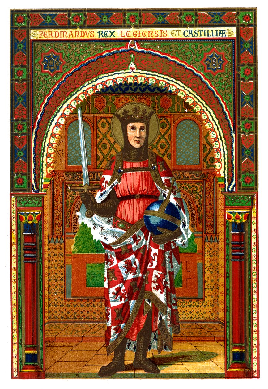 St Ferdinand Ferdinand III of Castile and Leon by Unbekannt