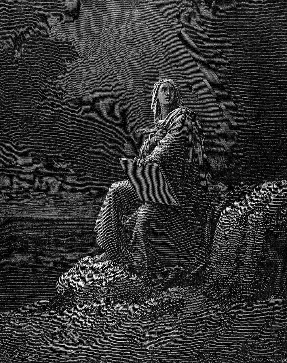 St John on Patmos, 1865-1866 by Unbekannt