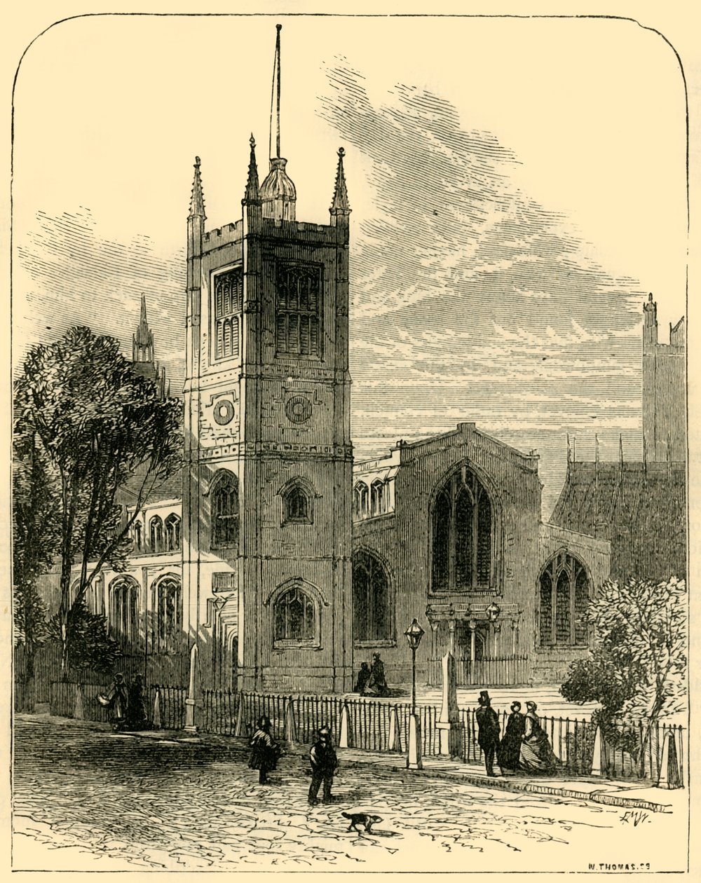 St. Margarets Church, from the North-West by Unbekannt