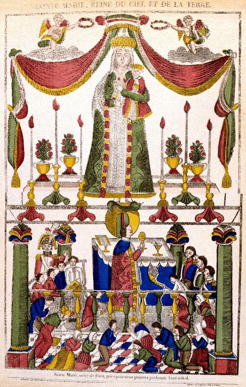 St Mary, Queen of Heaven and the Earth, 19th Century by Unbekannt