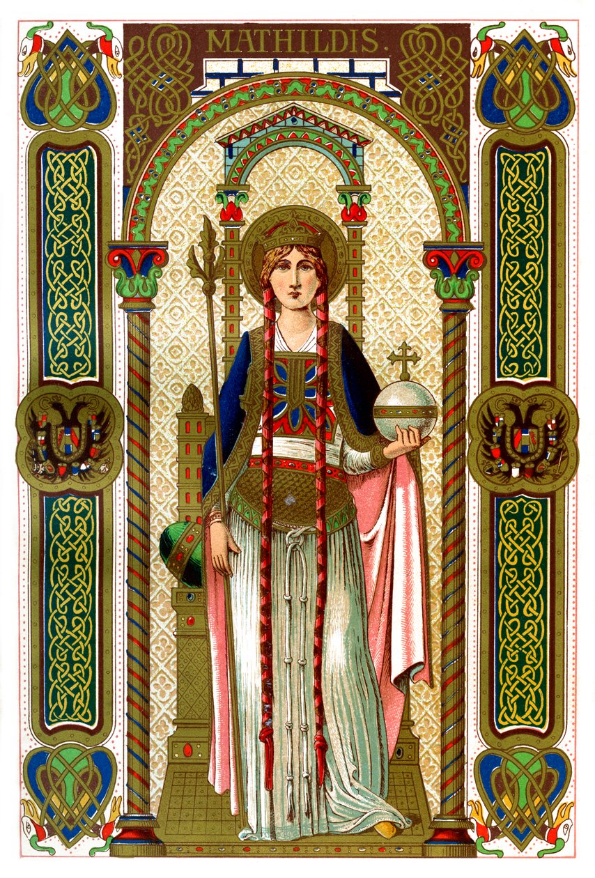 St Mathilda, 1886 by Unbekannt