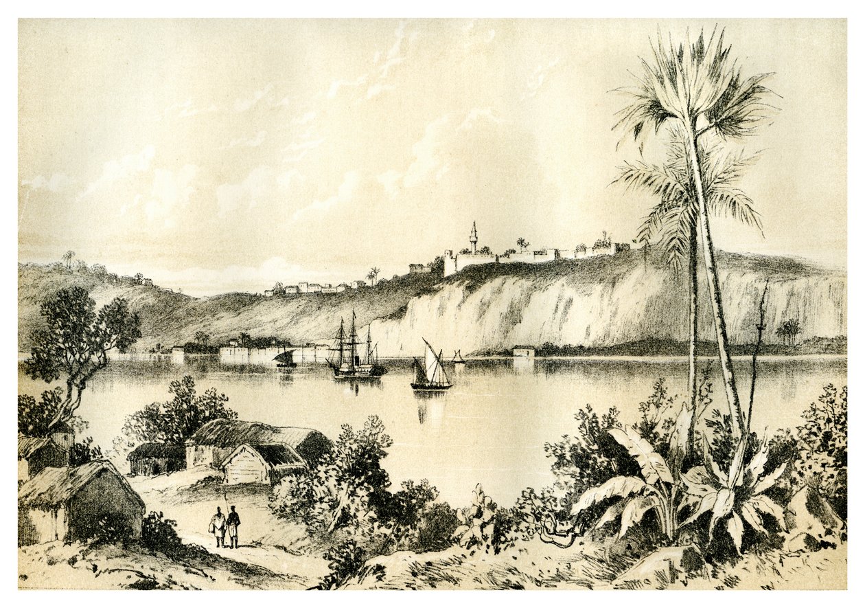 St Paul de Loanda Luanda, Angola, c1854 by Unbekannt