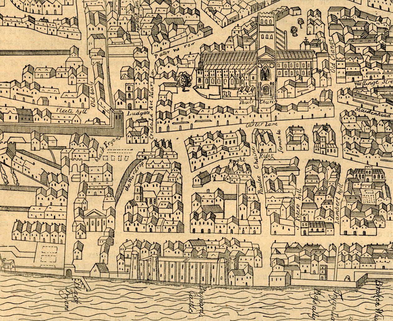 St. Pauls and Neighbourhood, 1897 by Unbekannt