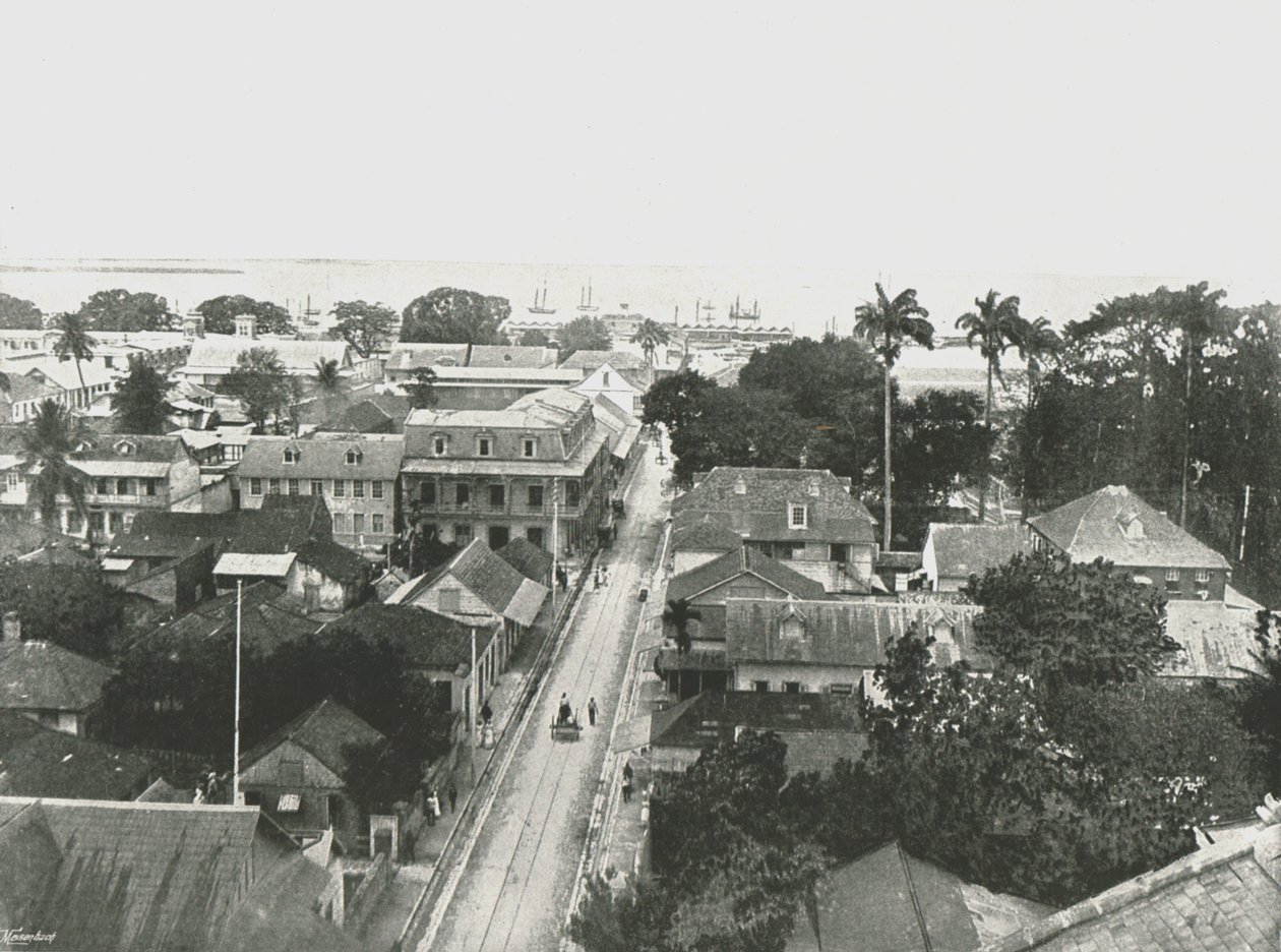 St Vincent Street, Port of Spain, Trinidad, 1895 by Unbekannt