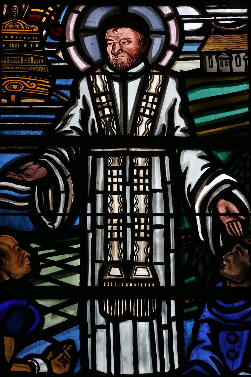 Stained glass window. Saint Vincent de Paul, Paris, France by Unbekannt