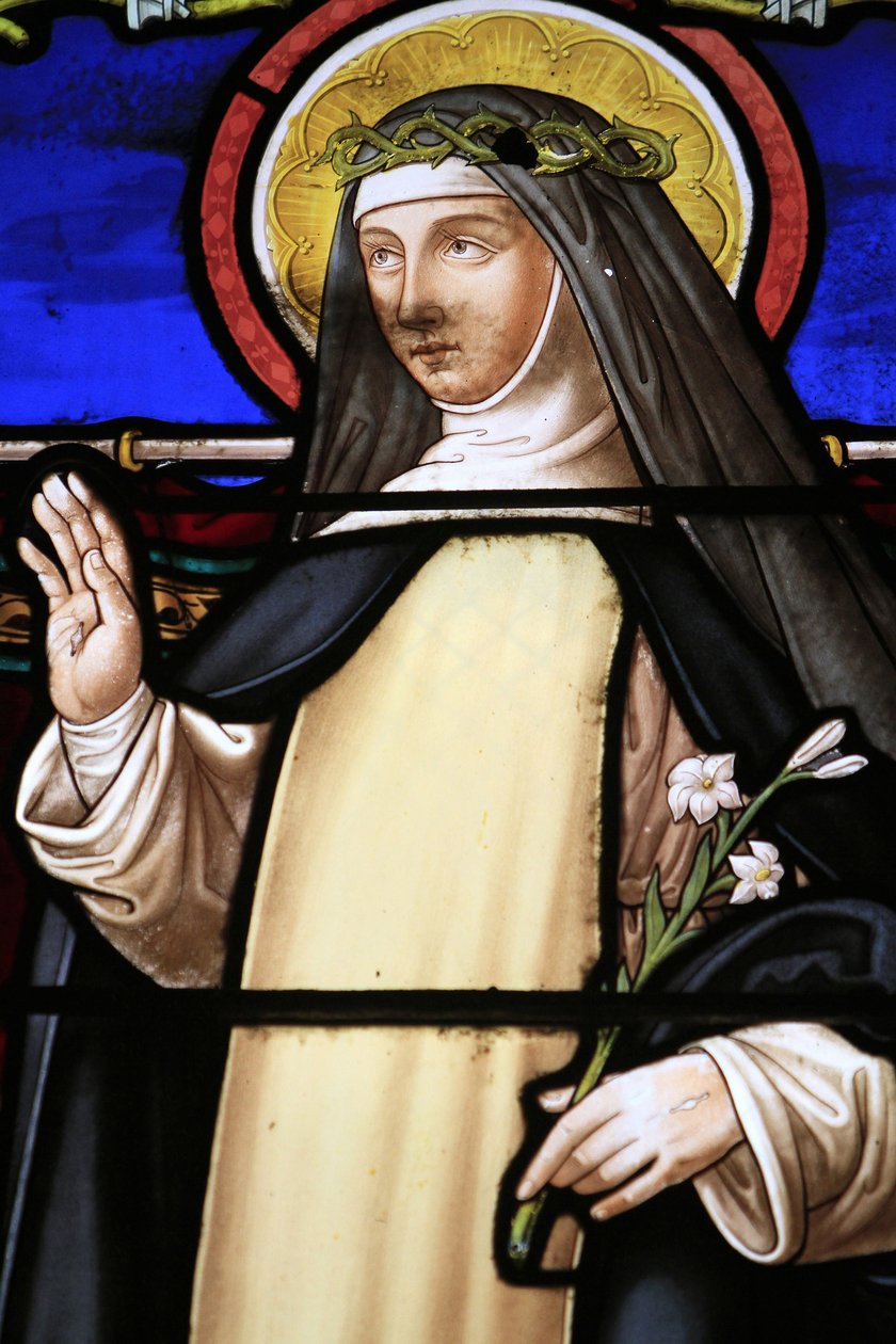Stained Glass Window, St. Catherine of Siena, 1883 by Unbekannt