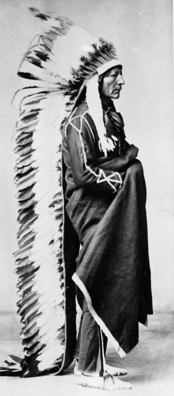 Standing Bear, Chief of the Dakota Sioux, North American Plains Indians by Unbekannt