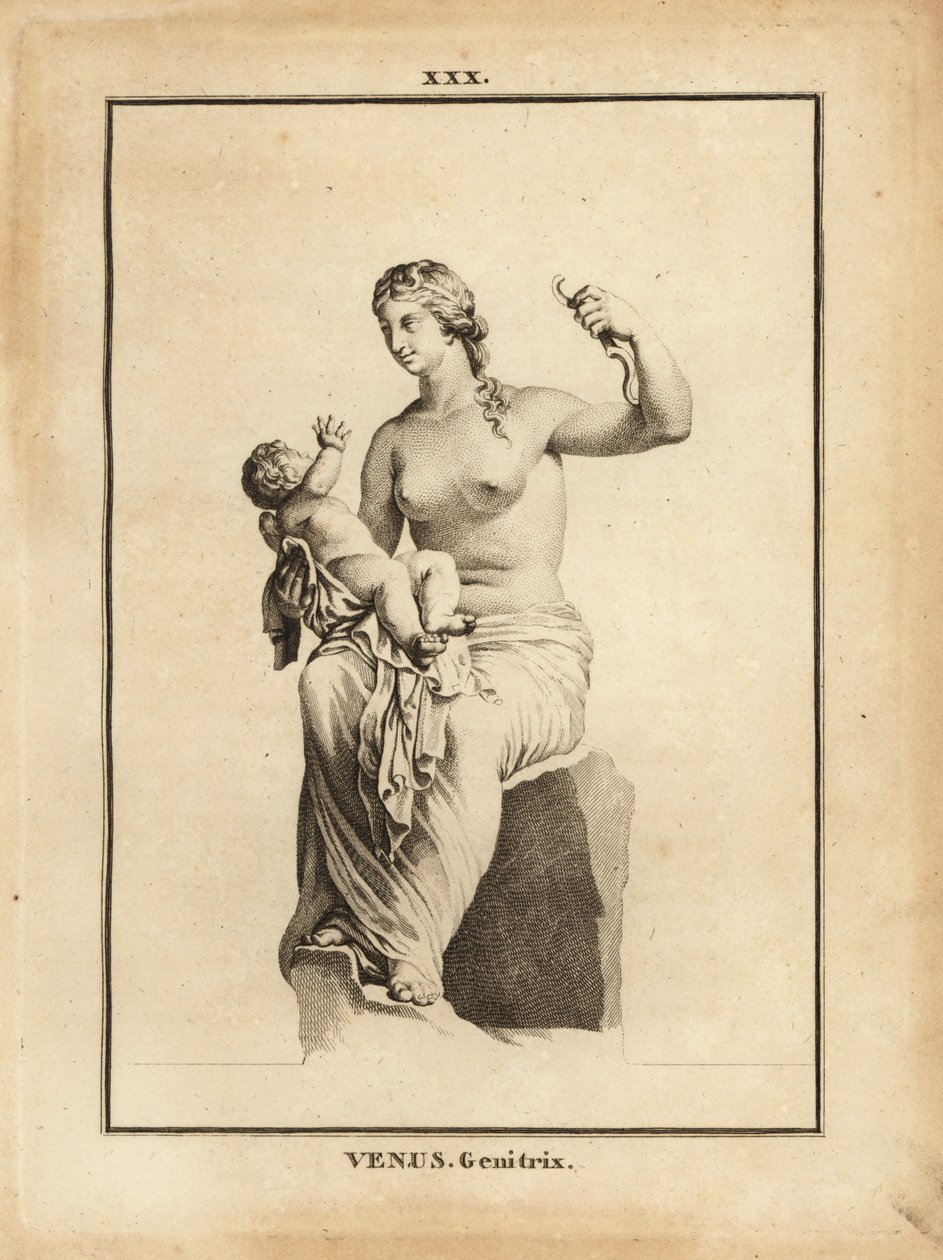 Statue of Venus Genetrix with child Eros by Unbekannt