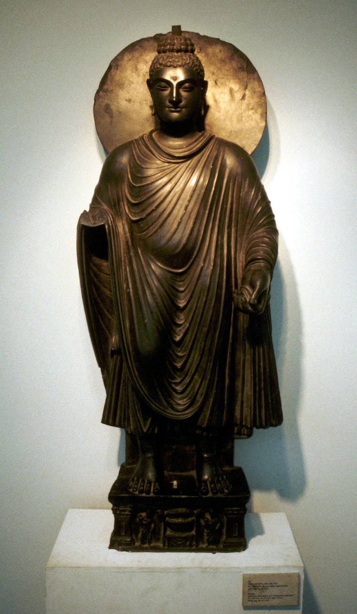 Statue of the Buddha, from Garvara, India by Unbekannt