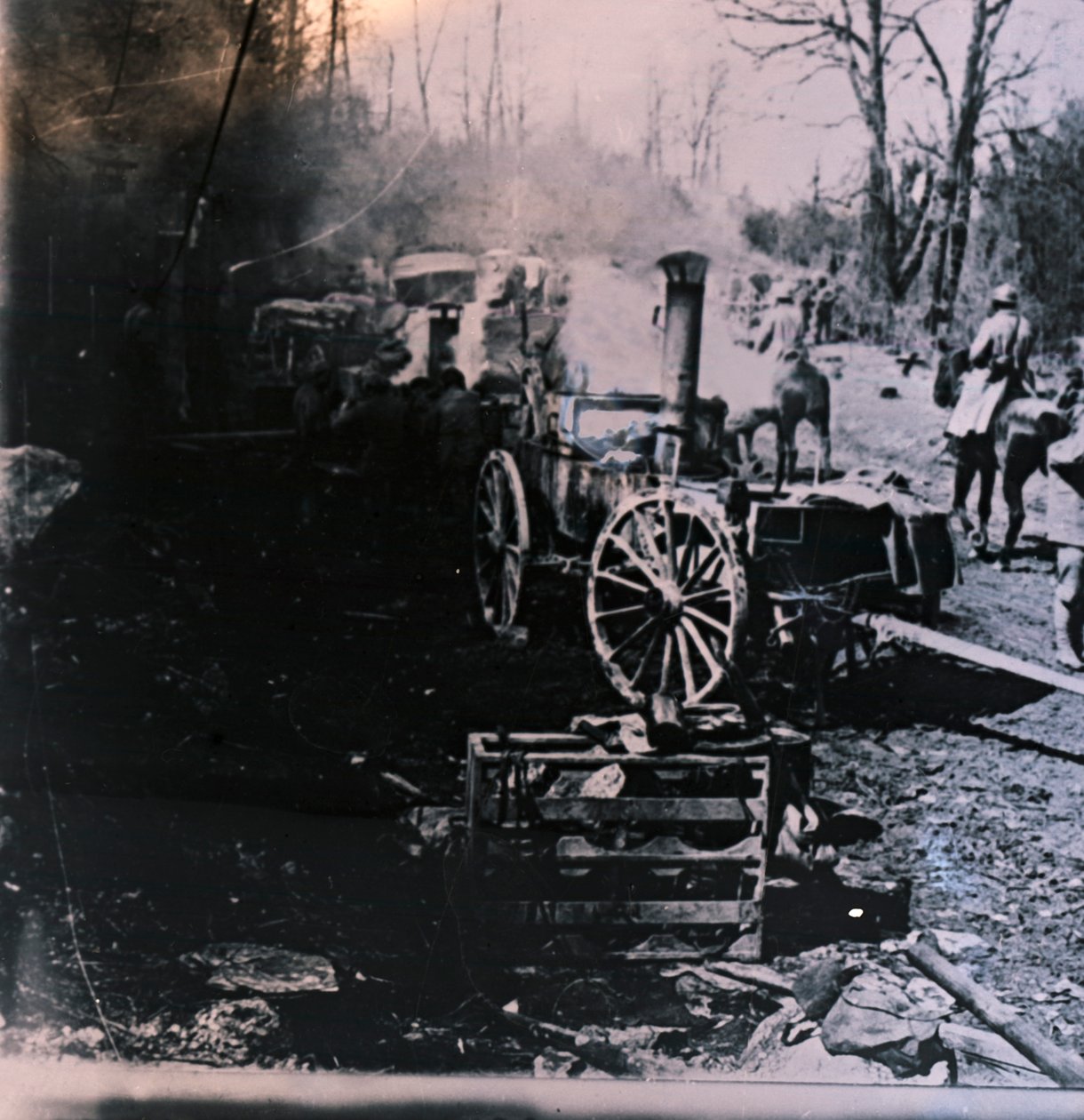 Steam locomotive, c. 1914-1918 by Unbekannt