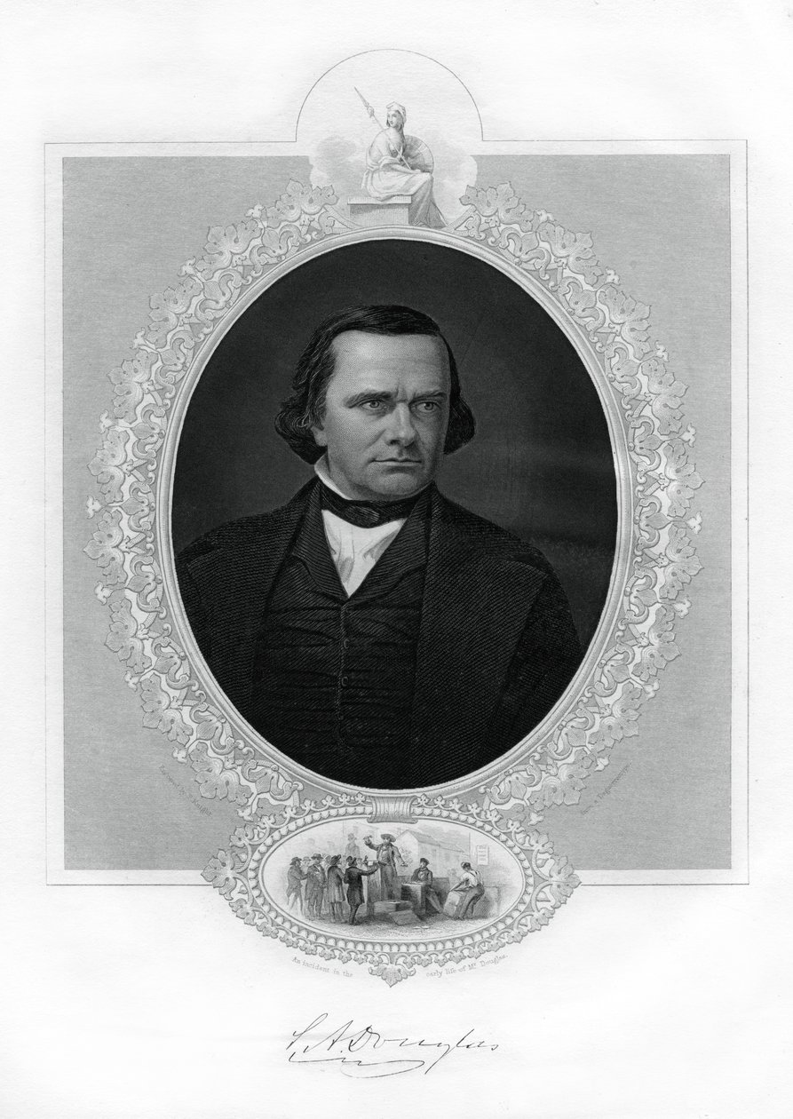 Stephen A Douglas, American politician by Unbekannt