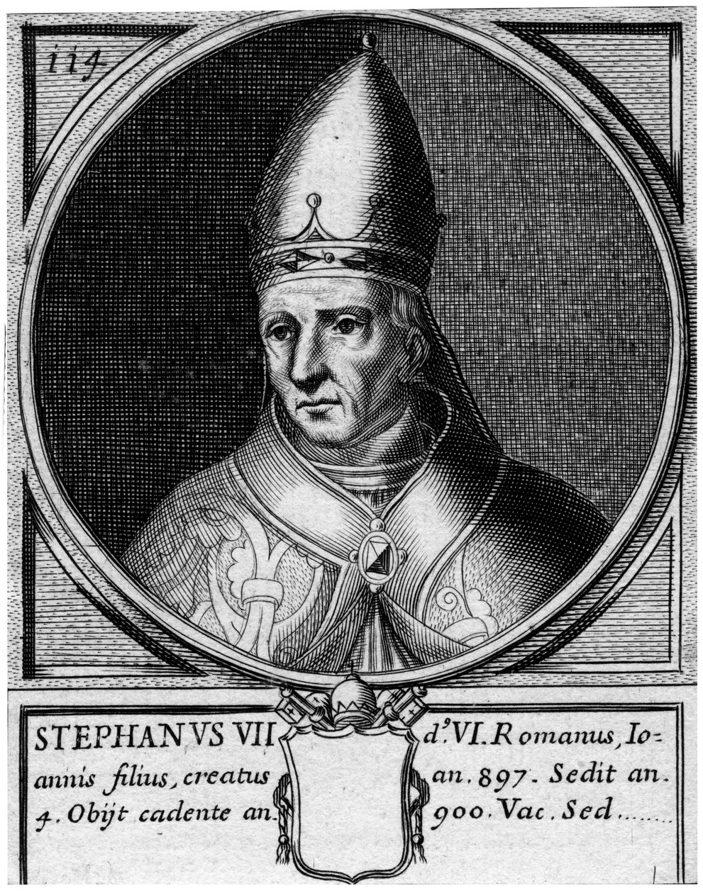 Stephen VII, Pope of the Catholic Church by Unbekannt