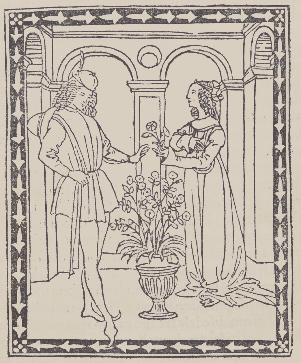 Tale of Two Lovers, ca. 1495-1500 by Unbekannt