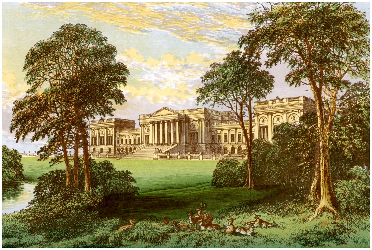 Stowe Park, Buckinghamshire, Home of the Duke and Marquis of Buckingham and Chandos by Unbekannt
