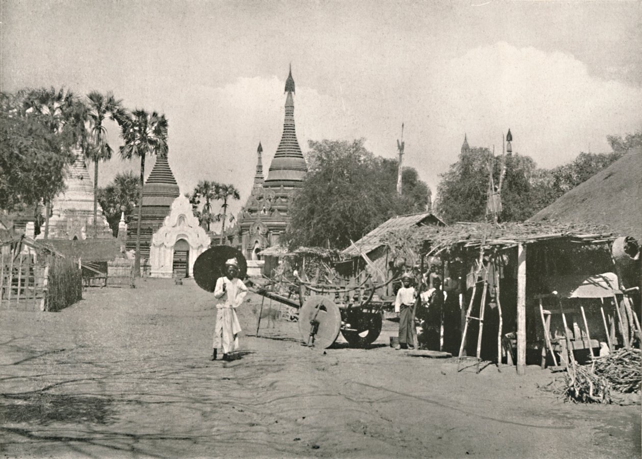 Street Scene, Bhamo, 1900 by Unbekannt