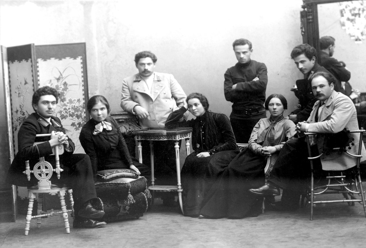 Students, Members of a Revolutionary Cell in St Petersburg, Russia by Unbekannt