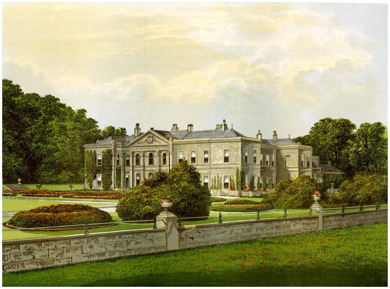 Studley Royal, Yorkshire, home of the Marquess of Ripon, c1880 by Unbekannt