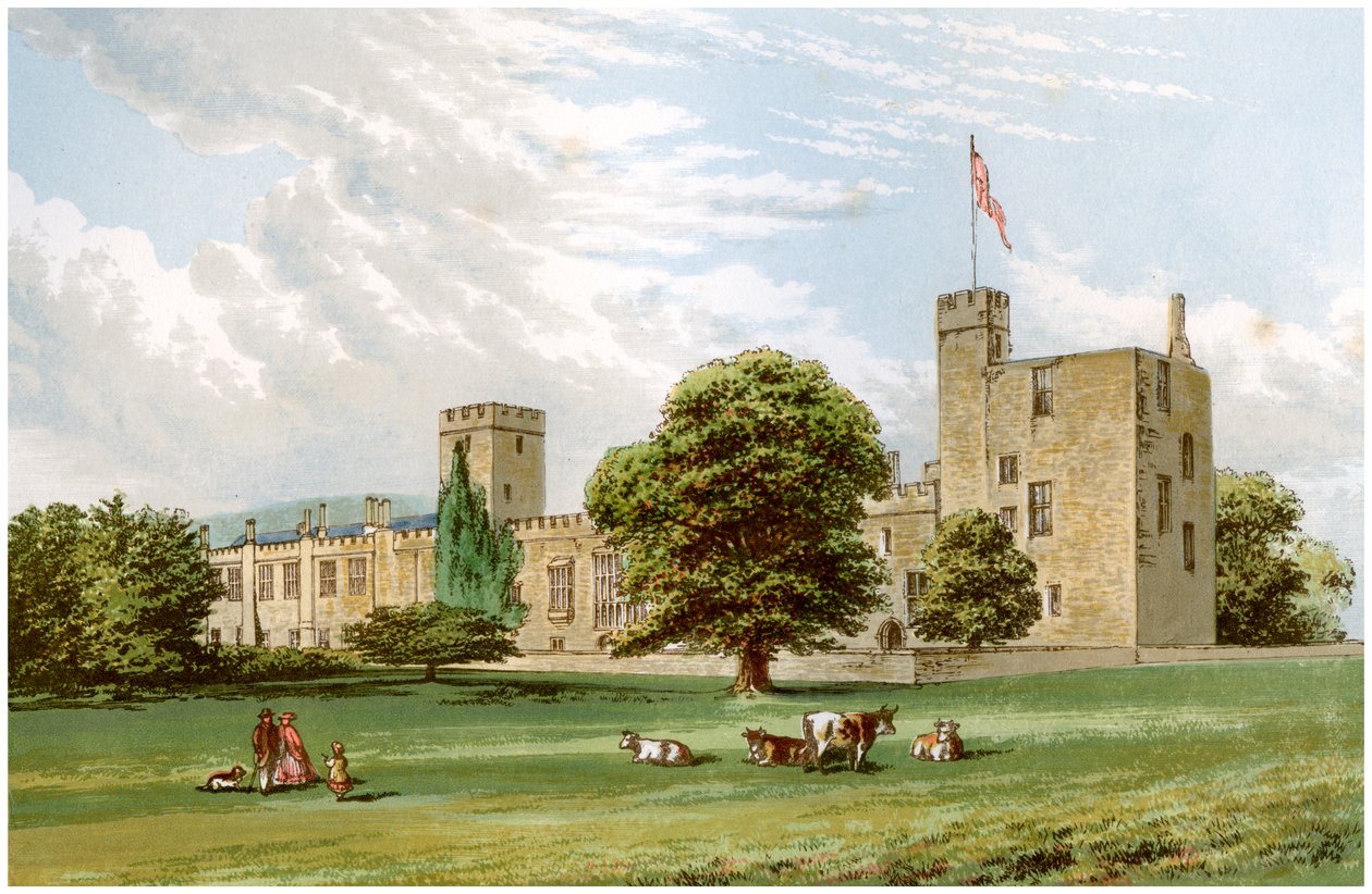Sudeley Castle, Gloucestershire, home of the Dent family, c1880 by Unbekannt