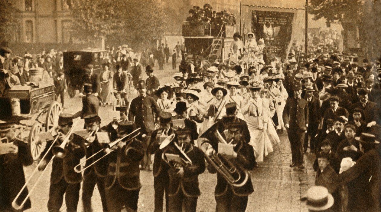 Suffragette Martyrs Released from Prison, 1908 by Unbekannt