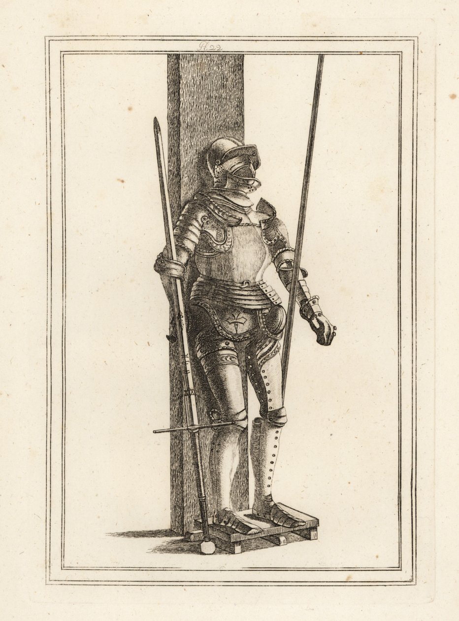 Suit of armour belonging to John of Gaunt, Duke of Lancaster by Unbekannt
