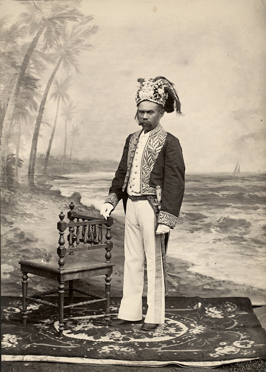 Sultan of Batjan, Pulau Bacan, Maluku Islands, Indonesia by Unbekannt