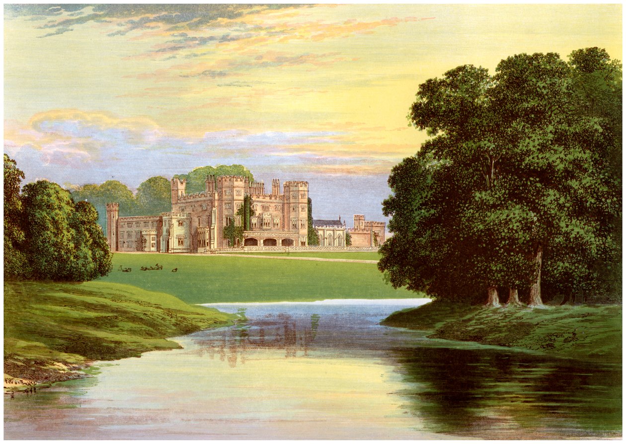 Sundorne Castle, near Shrewsbury, Shropshire, home of the Corbet-Pigott family, c1880 by Unbekannt