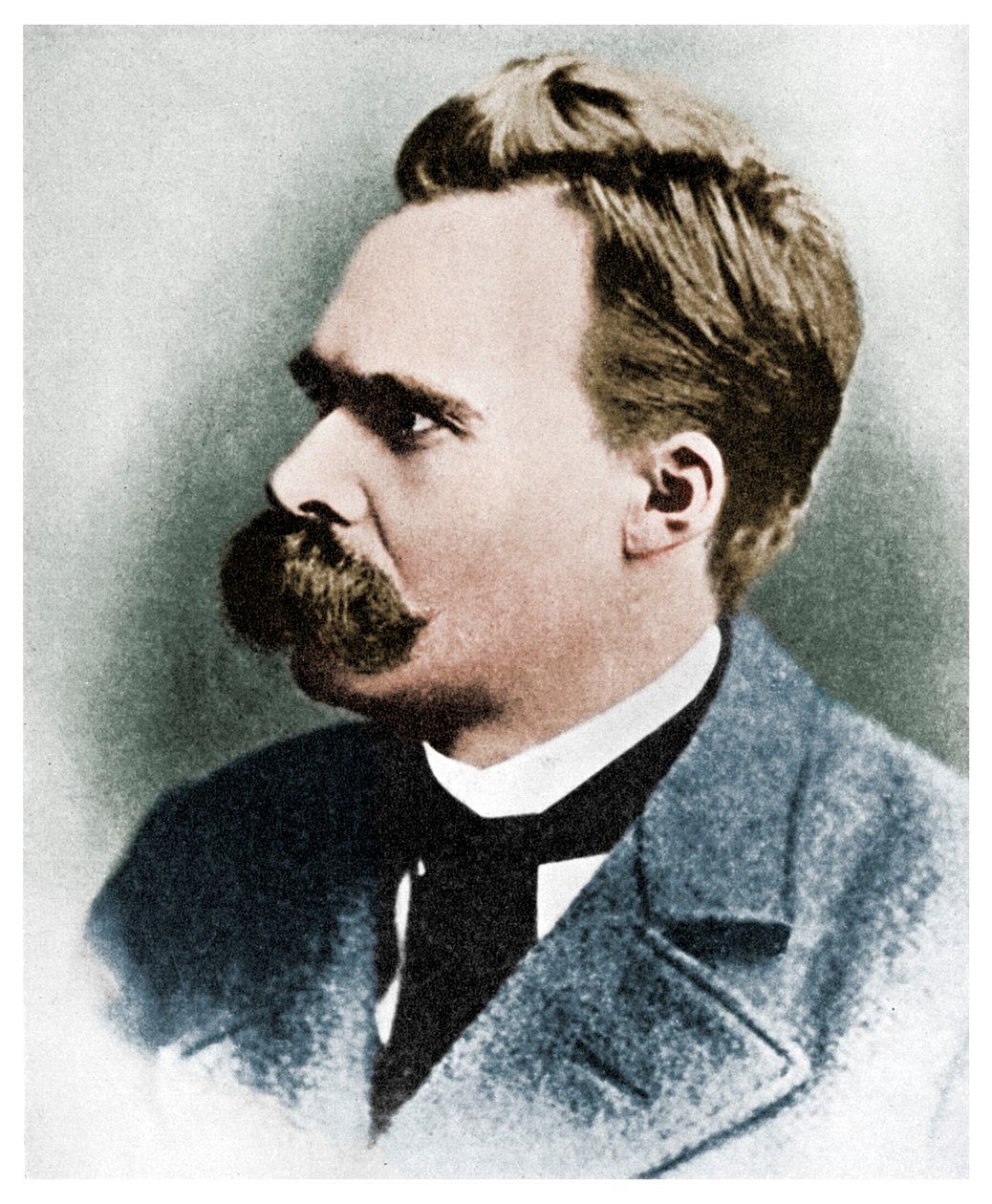 Superman: Friedrich Nietzsche, German Philosopher by Unbekannt