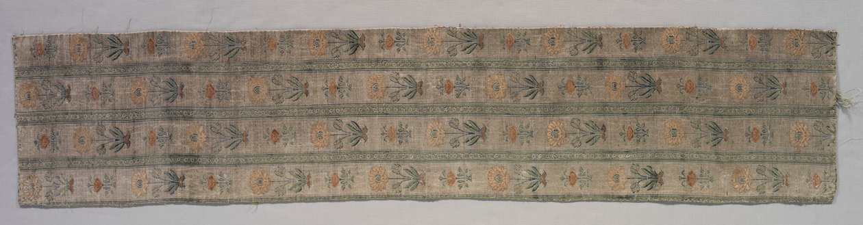 Surround for Turkish Silk Cushion Cover, Early 1600s by Unbekannt