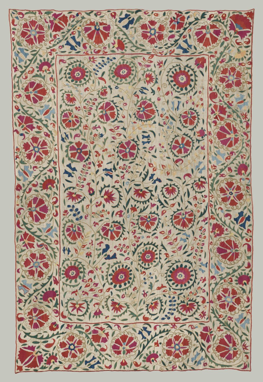 Suzani: Curtain or Bed Cover by Unbekannt