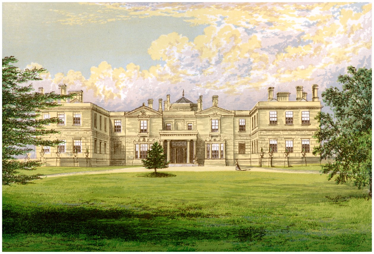 Swithland Hall, Leicestershire, home of the Earl of Lanesborough, c1880 by Unbekannt