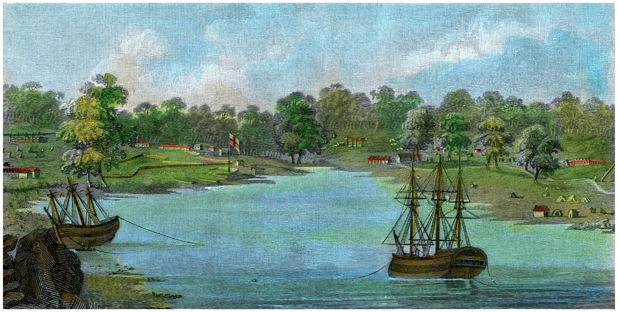 Sydney Cove, New South Wales, Australia, 20 August 1788 by Unbekannt