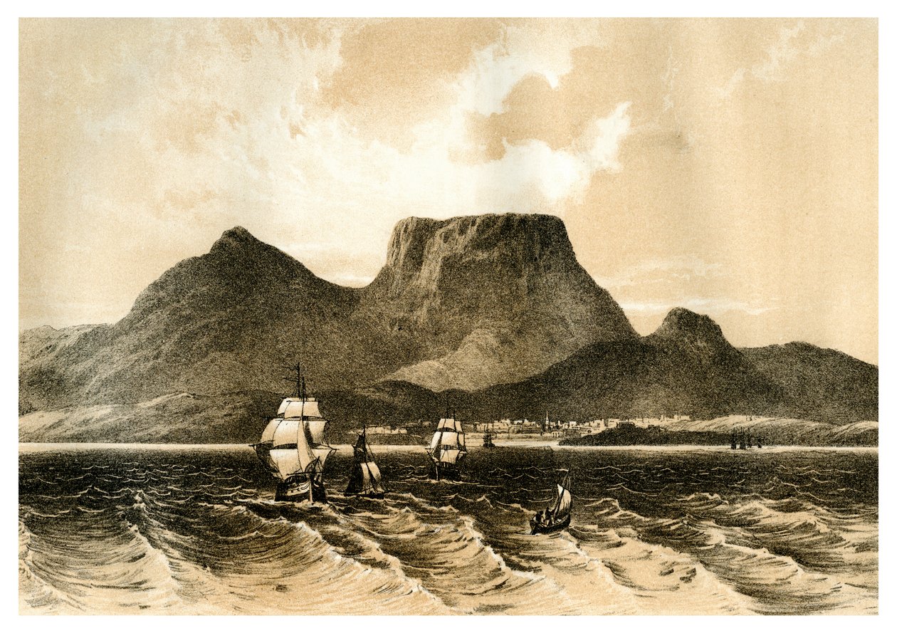 Table Mountain, Cape of Good Hope, South Africa, 1883 by Unbekannt