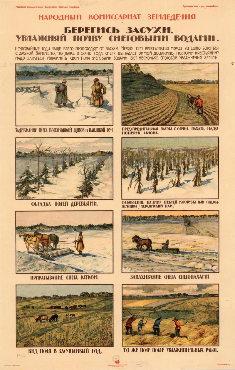 Take precautions against drought by Unbekannt
