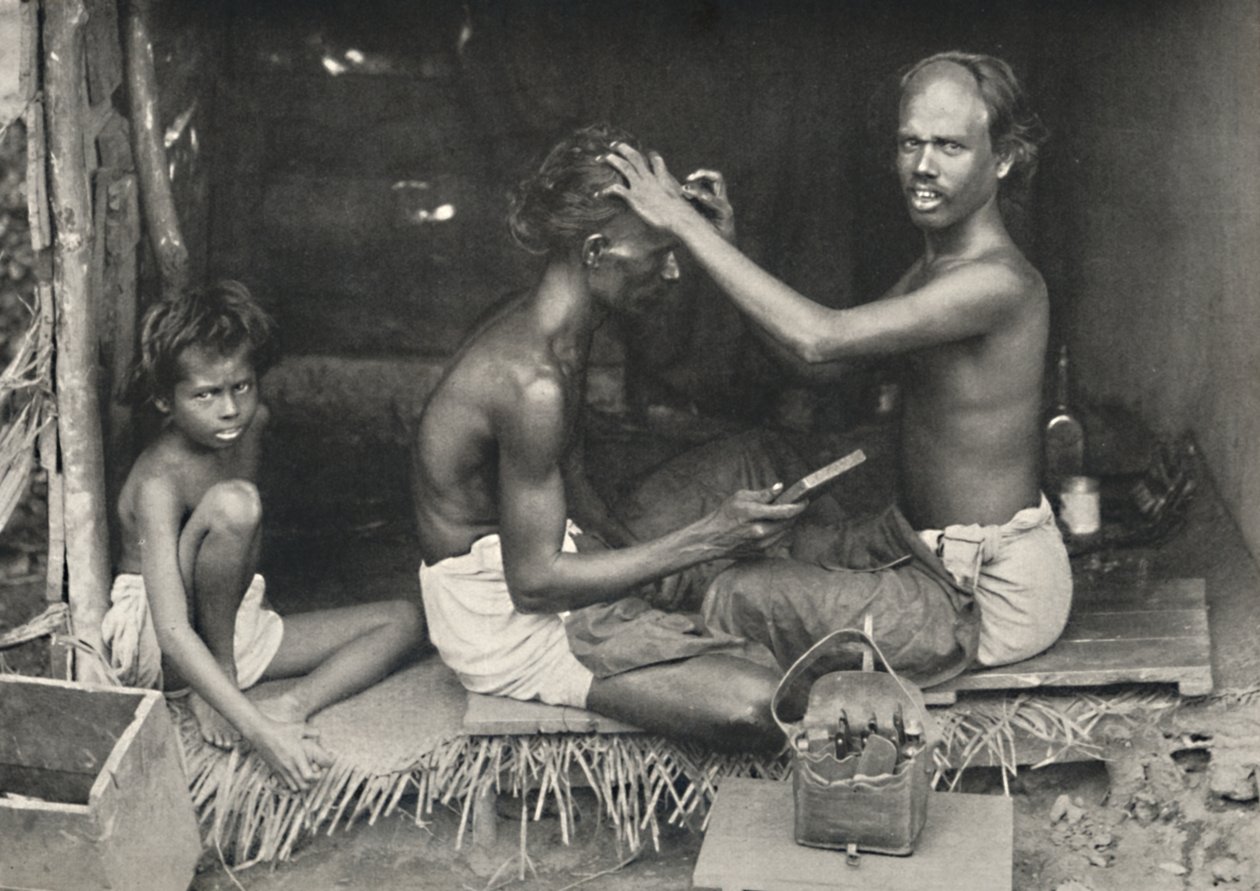 Tamil Barber by Unbekannt