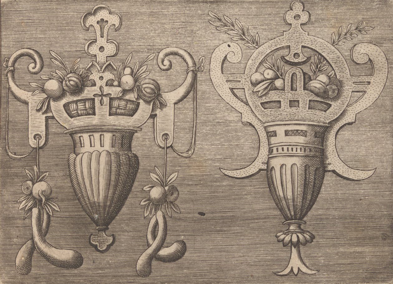 Cartouches and Other Ornaments by Unbekannt