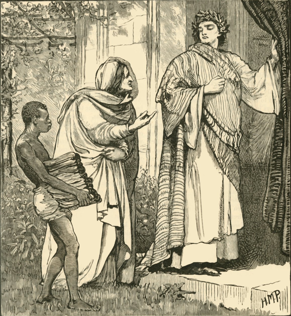 Tarquinius and the Sibyl, 1890 by Unbekannt